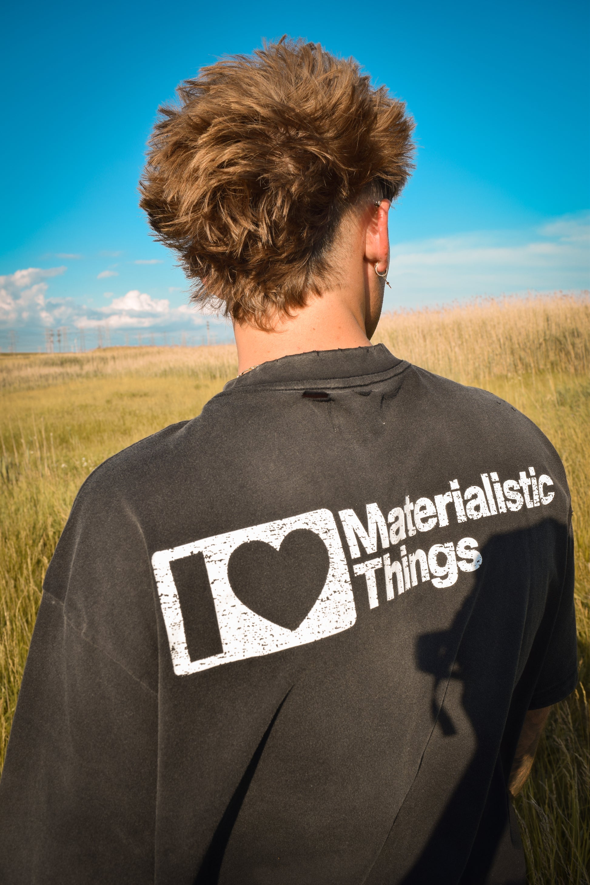 'I Heart Materialistic Things' Pocket Tee